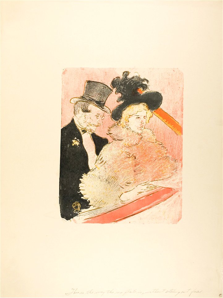 Toulouse-Lautrec - At the Concert, 1933.937.9