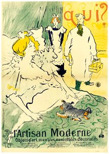 Toulouse-Lautrec - qui l'Artisan Moderne, AFF2489, 1894