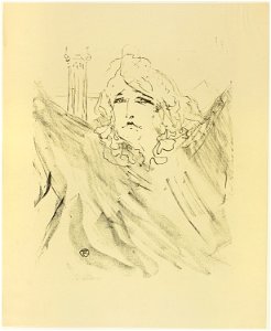 Toulouse-Lautrec - Sarah Bernhardt, from Treize Lithographies, 1931.72a