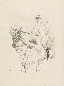 Toulouse-Lautrec - Jockey Being Led to the Post, 1914-662, 1898