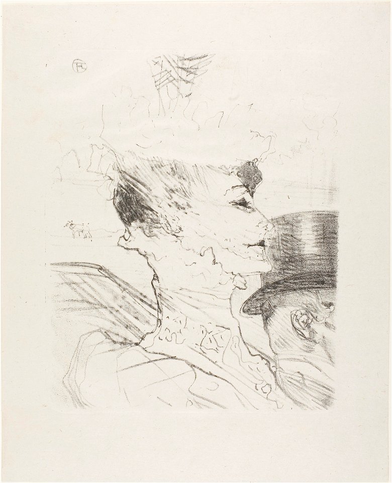 Toulouse-Lautrec - Louise Balthy, from Treize Lithographies, 1931.79