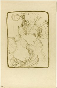 Toulouse-Lautrec - Bust of Mademoiselle Marcelle Lender, 1948.436