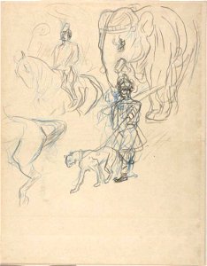 Toulouse-Lautrec - The Cortege of the Rajah, c. 1895