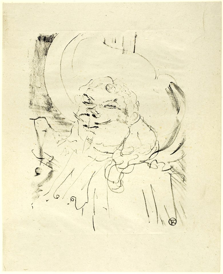 Toulouse-Lautrec - Coquelin the Elder, from Treize Lithographies, 1931.75