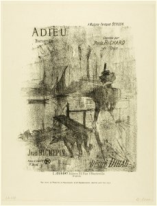 Toulouse-Lautrec - Farewell, from Mélodies de Désiré Dihau, 1949.652