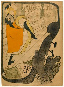 Toulouse-Lautrec - Jane Avril, 456.1954, 1893