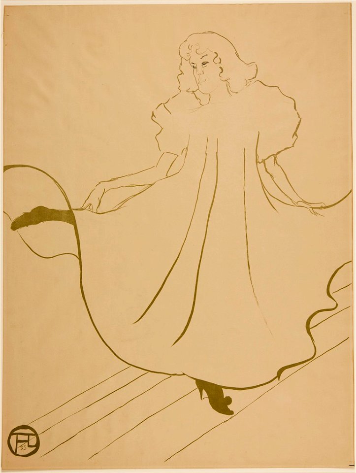 Toulouse-Lautrec - May Milton, M13361, 1895