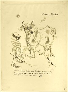 Toulouse-Lautrec - Invitation to a Glass of Milk, 1897, 1927.968