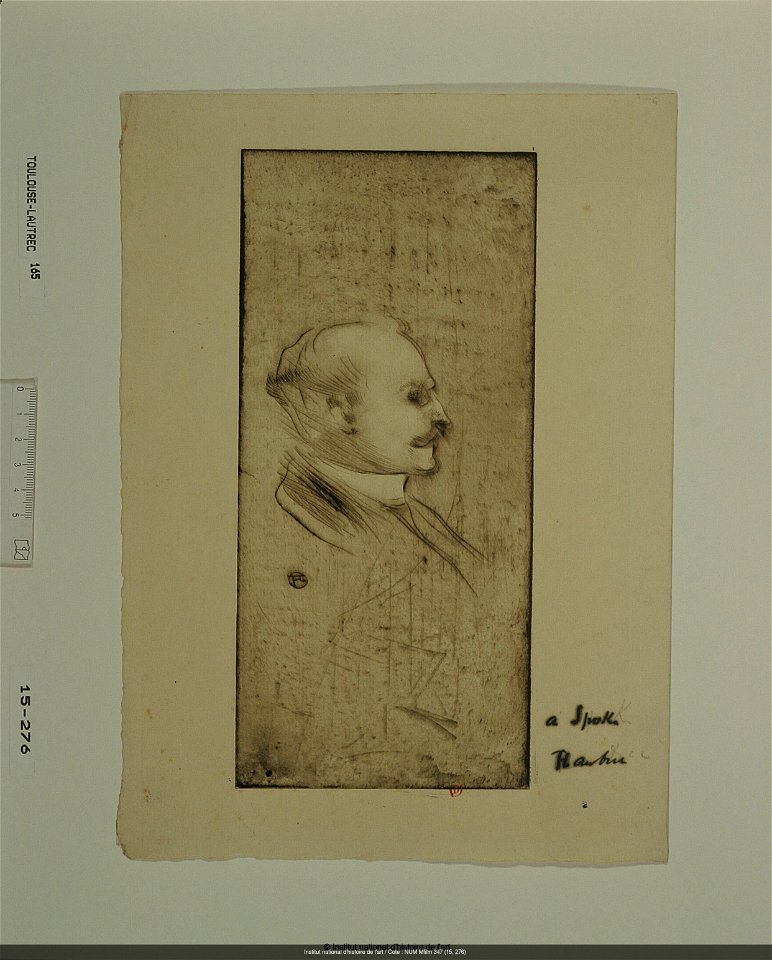 Toulouse-Lautrec - Portrait de W. H. B. Sands, éditeur à Edimbourg, NUM Mfilm 347 (15, 276)