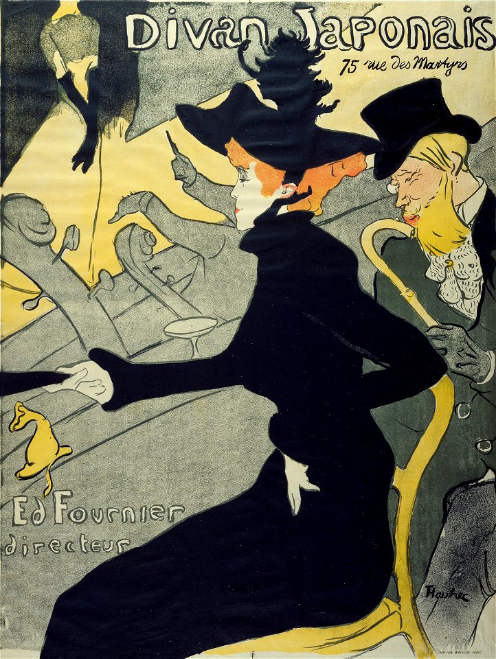 Toulouse-Lautrec - Divan Japonais, 1949.1002