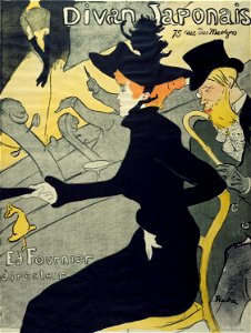 Toulouse-Lautrec - Divan Japonais, 1949.1002. Free illustration for personal and commercial use.