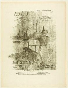 Toulouse-Lautrec - Farewell, from Mélodies de Désiré Dihau, 1949.651