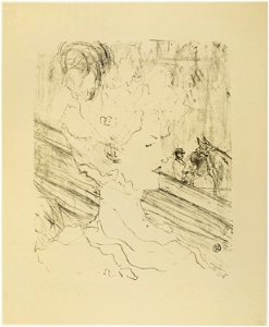 Toulouse-Lautrec - Emilienne d’Alençon, from Treize Lithographies, 1931.83a