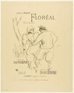 Toulouse-Lautrec - Floréal, from Mélodies de Désiré Dihau, 1950.32