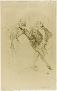 Toulouse-Lautrec - Réjane and Galipaux, in Madame Sans-Gêne, 1948.435