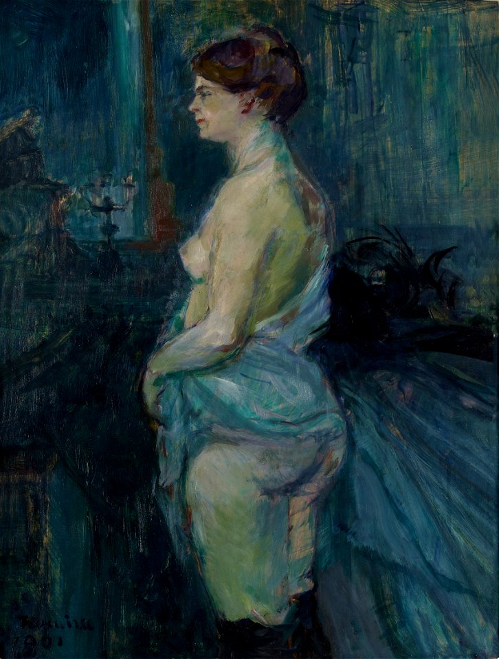 Toulouse-Lautrec - Femme retroussant sa chemise (Woman Lifting Her Chemise), 1901
