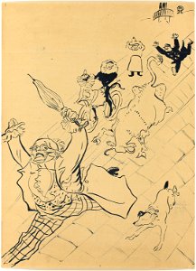 Toulouse-Lautrec - La vache enragée, 1932.1317