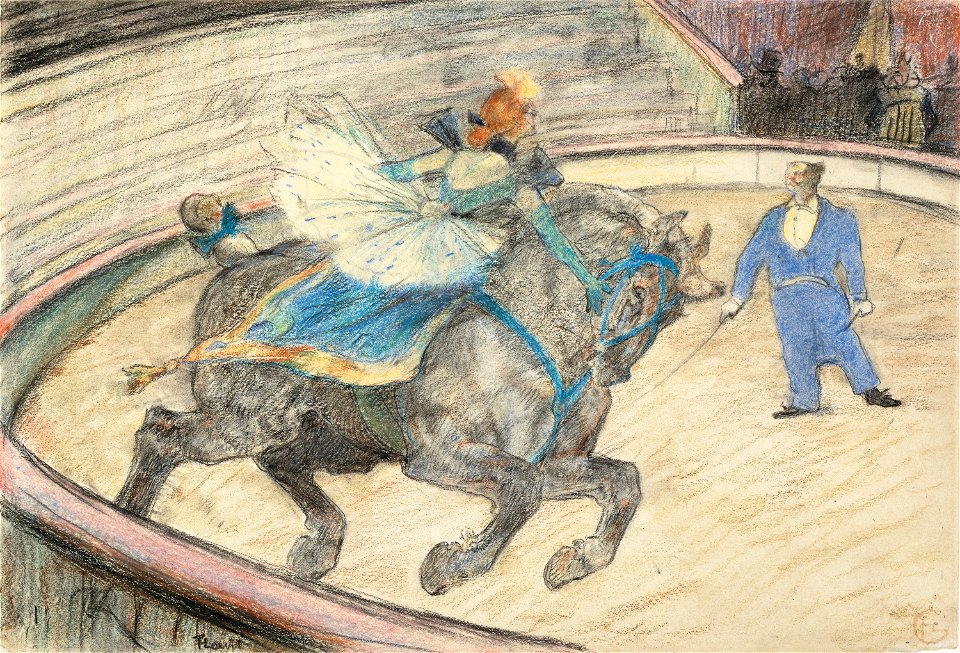 Toulouse-Lautrec - At the Circus Work in the Ring, 1899