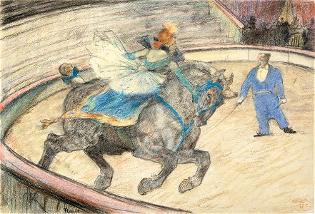 Toulouse-Lautrec - At the Circus Work in the Ring, 1899