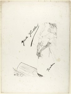 Toulouse-Lautrec - Frontispiece for Yvette Guilbert, 1930.124