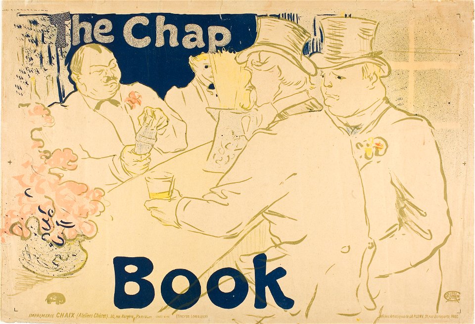 Toulouse-Lautrec - Irish and American Bar, Rue Royale—The Chap Book, 1931.48