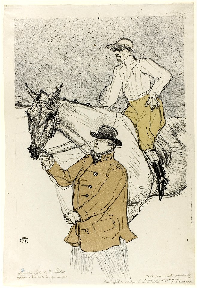 Toulouse-Lautrec - The Jockey Going to the Post, 1930.135