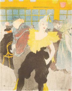 Toulouse-Lautrec - Die Clownesse Cha U-Ka o im Moulin Rouge