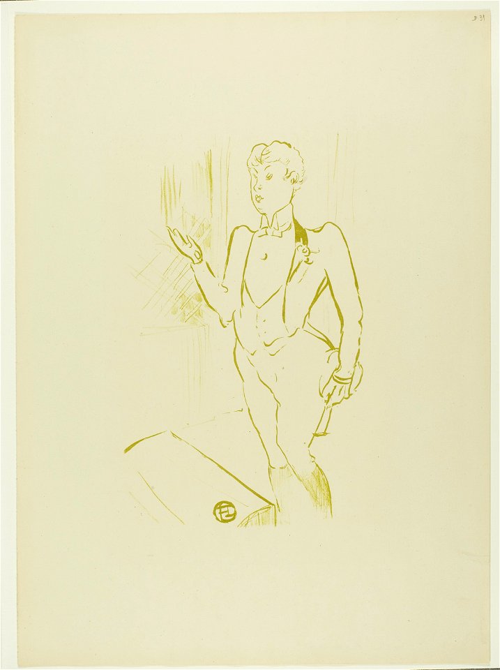 Toulouse-Lautrec - Mary Hamilton, from Le Café-Concert, 1931.450