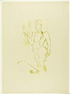 Toulouse-Lautrec - Mary Hamilton, from Le Café-Concert, 1931.450