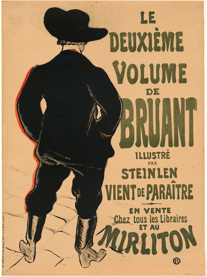 Toulouse-Lautrec - The Second Volume by Bruant, 1893, 1949.1101