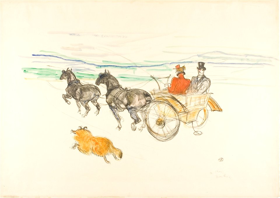 Toulouse-Lautrec - Double harness, 1897, 1940.797