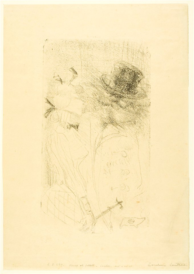 Toulouse-Lautrec - Old Man and Young Girl, 1955.2669