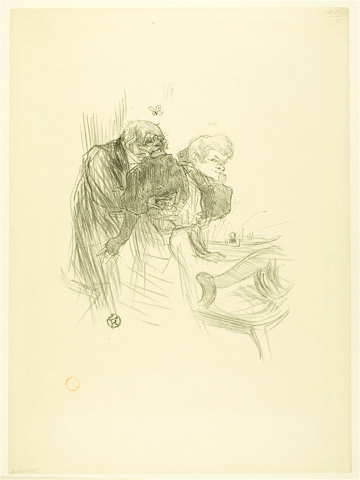 Toulouse-Lautrec - The Prayer of the Polish Jews, from Au Pied du Sinaï, 1946.38