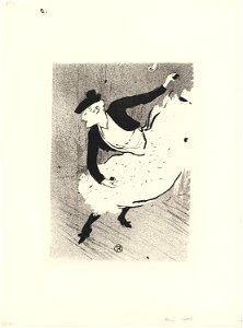 Toulouse-Lautrec - Edmée Lescot, from Le Café-Concert, 1930.133