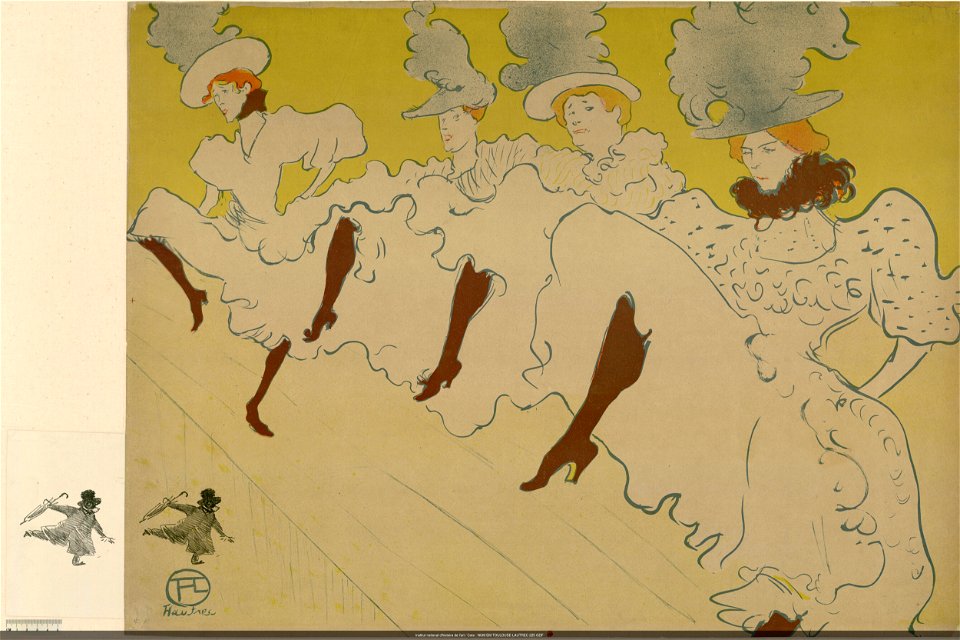 Toulouse-Lautrec - La Troupe de Mademoiselle Eglantine, NUM EM TOULOUSE-LAUTREC 225 GDF