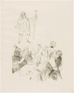 Toulouse-Lautrec - The Swiss Guard, Menu, 1914-800, 1896