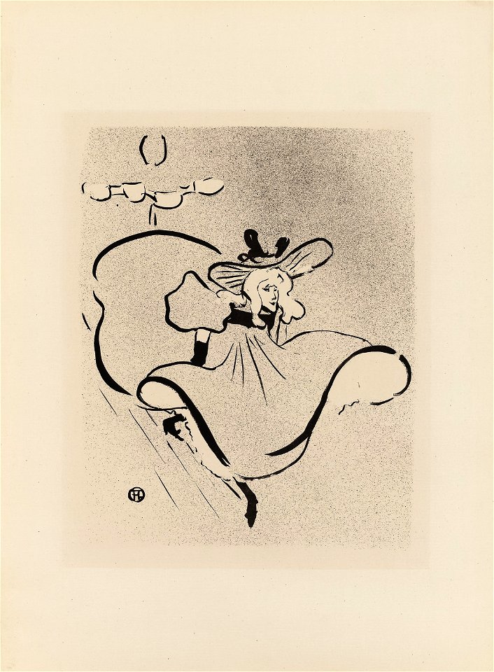 Toulouse-Lautrec - Jane Avril, from Le Café-Concert, 1935.49