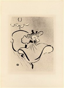 Toulouse-Lautrec - Jane Avril, from Le Café-Concert, 1935.49