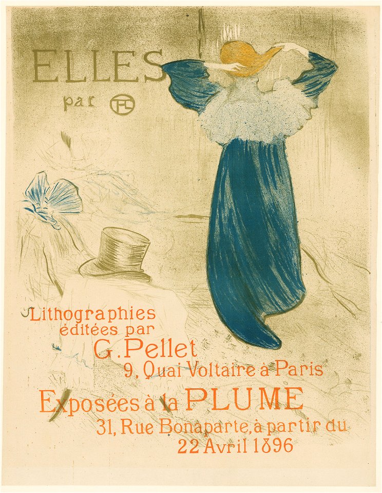 Toulouse-Lautrec - Poster for Elles, 1948.442