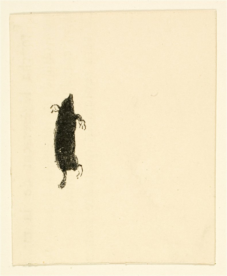 Toulouse-Lautrec - Tailpiece from Au Pied du Sinaï, 1950.1385.3