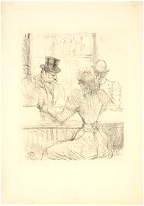 Toulouse-Lautrec - In the Picton Bar (American Bar), rue Scribe, 1927.950