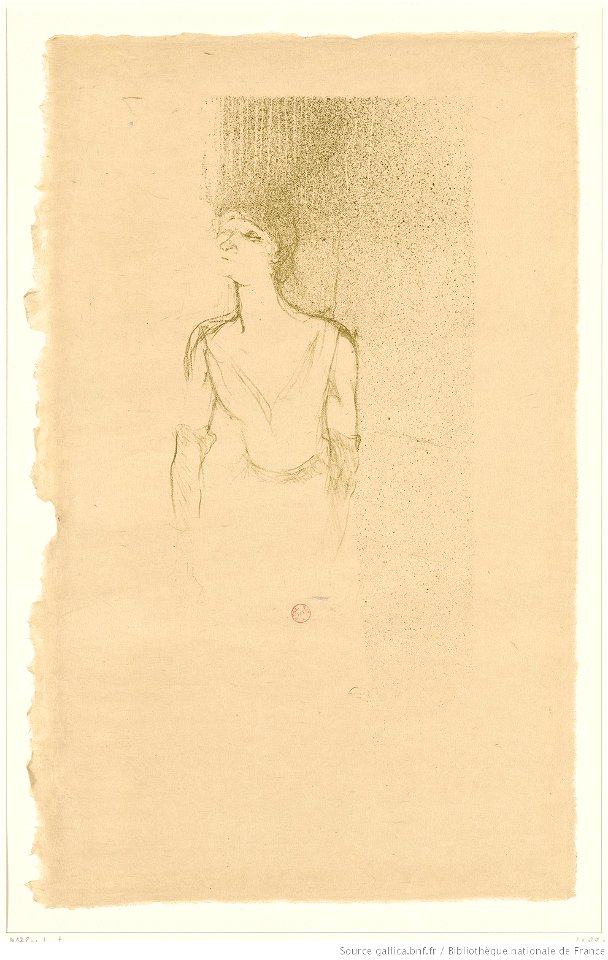 Toulouse-Lautrec - Yvette Guilbert, btv1b525123209