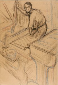 Toulouse-Lautrec - Study, c. 1893, 1933.880