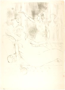Toulouse-Lautrec - Madame Simon-Girard, Brasseur and Guy in La belle Hélène, 1927.930