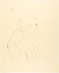 Toulouse-Lautrec - Jane Hading, from Treize Lithographies, 1931.84a