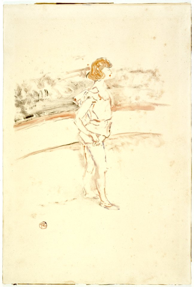Toulouse-Lautrec - Jeune acrobate dans l'arène, PPG2170, 1899
