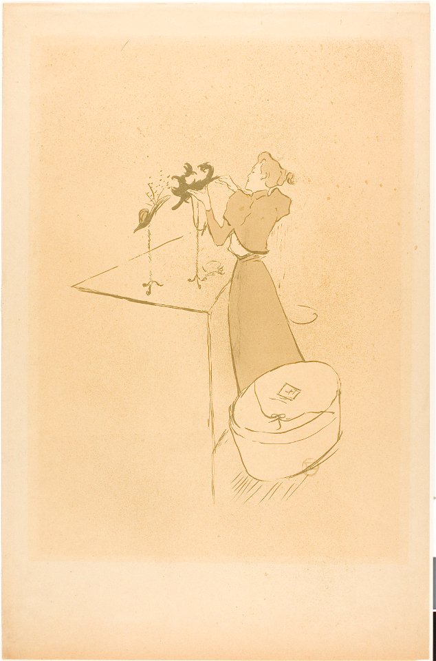 Toulouse-Lautrec - The Milliner, Renée Vert, 1927.911