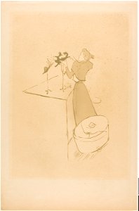 Toulouse-Lautrec - The Milliner, Renée Vert, 1927.911