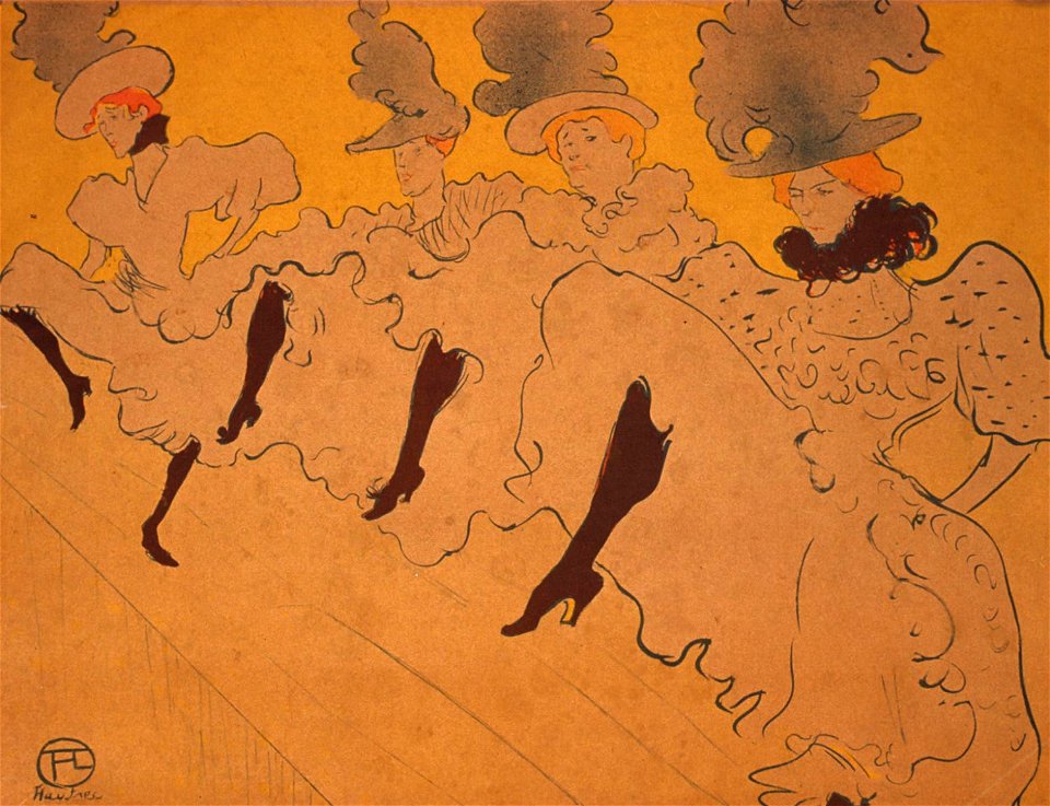 Toulouse-Lautrec - La Troup de Mlle. Eglantine, 1940-45-23, 1896