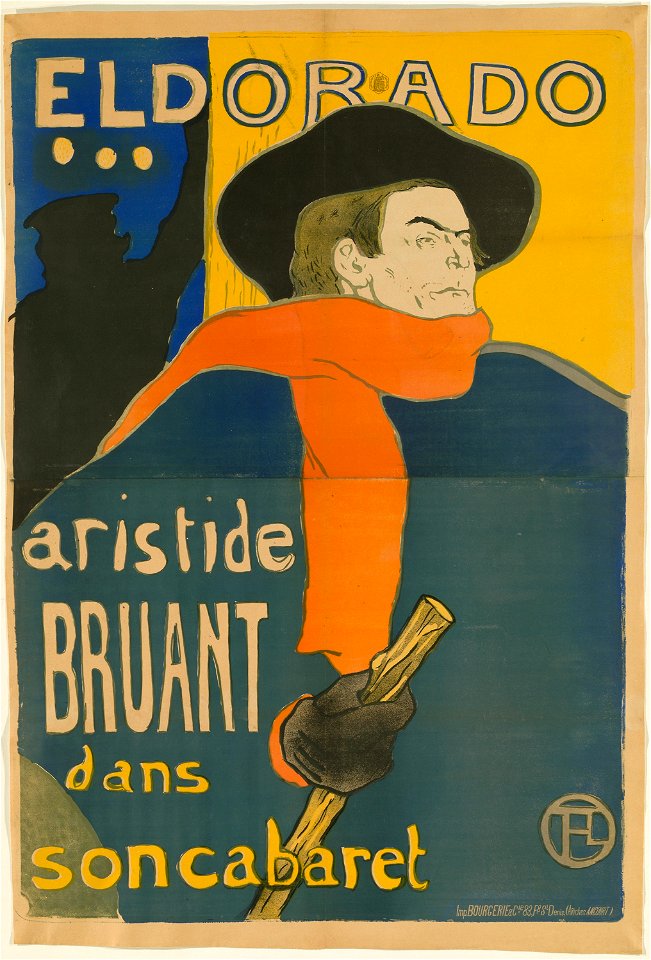 Toulouse-Lautrec - Eldorado Aristide Bruant, 1892, 1949.1024